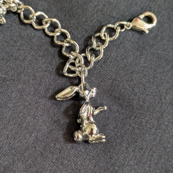 DISNEY Winnie The Pooh & Friends Silver Tone Charm Bracelet 7.25" - Picture 13 of 15